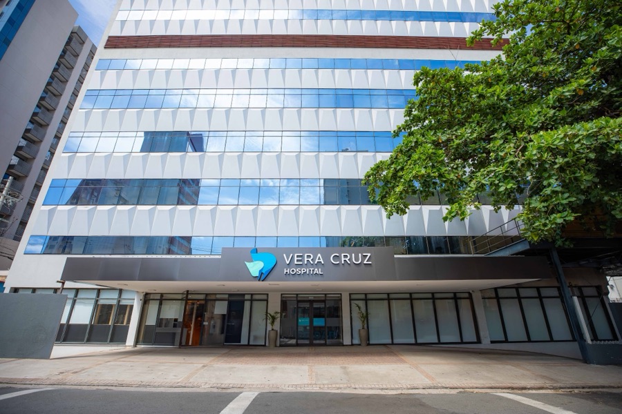 Fachada do Hospital Vera Cruz em Campinas