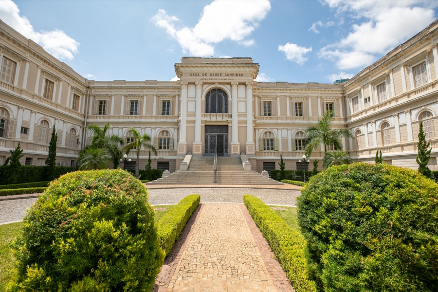 Fachada da Casa de Saúde Campinas